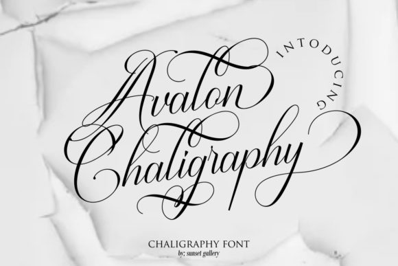 Avalon Chaligraphy: A Refined Script for Modern Branding