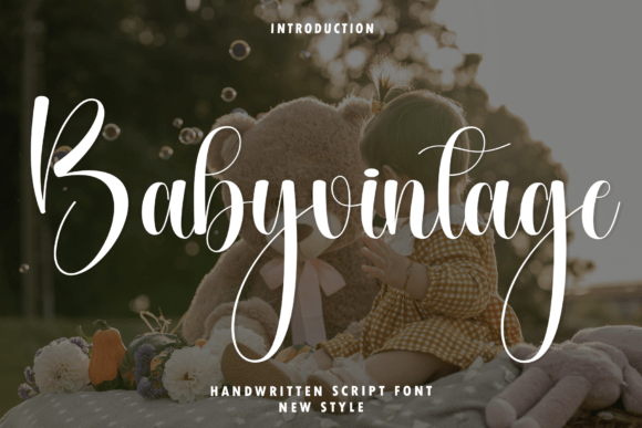 Babyvintage: A Modern Script Font for Timeless Branding