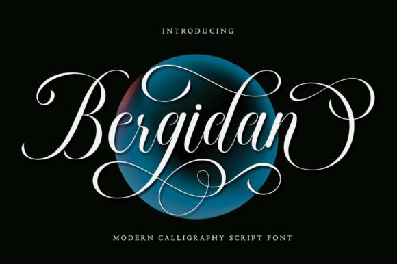 Bergidan: A Modern Calligraphy Script for Luxury Design