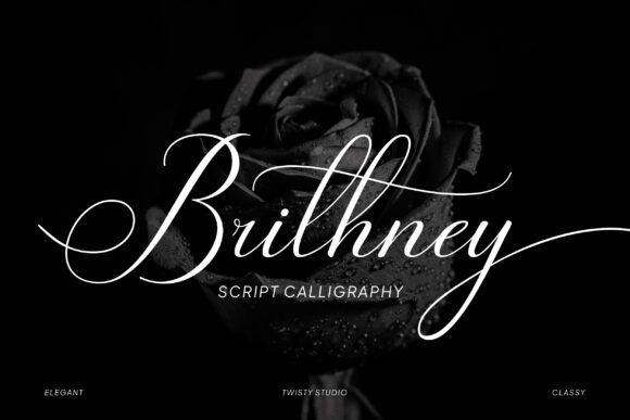 Brithney: A Script Calligraphy Font for Modern Designs