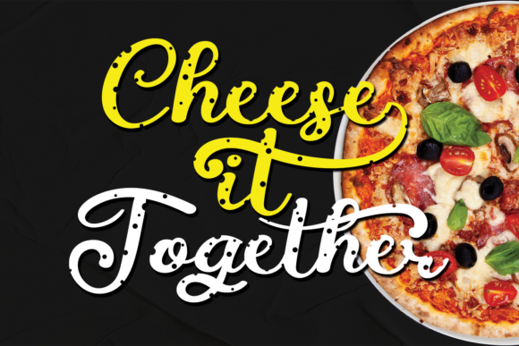 Cheese It Together: A Script Font for Elegant Design