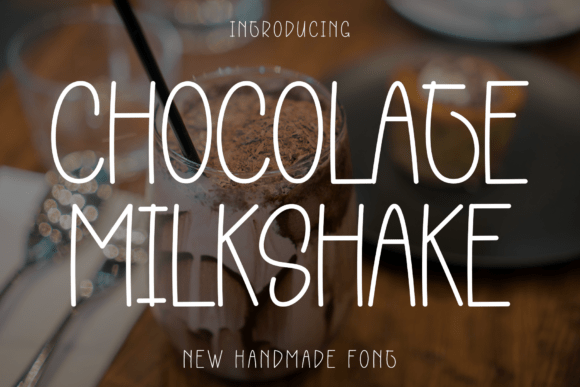 Chocolate Milkshake: The Elegant Script for Modern Design