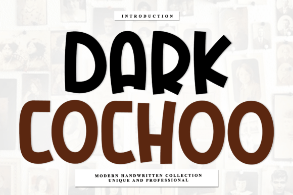 Dark Cochoo: The Script Font for Artisanal Branding