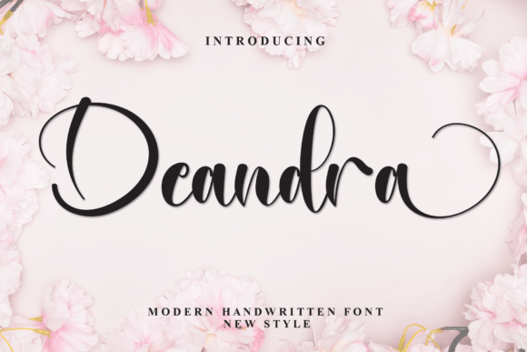Deandra: A Typeface for Modern Luxury and Feminine Grace