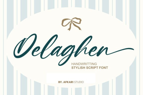 Delaghen: A Handwritten Script Font with Modern Elegance