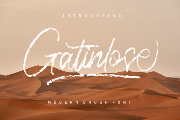 Gatinlose: A Modern Coarse Script for Natural Calligraphy