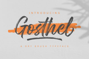 Gosthel: The Handwritten Script Font with Modern Flow