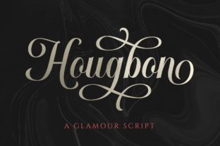 Hougbon: A Script Font with Charming Appeal for Creative Projects