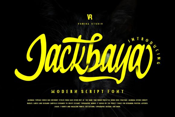 Jackbaya: A Script Font for Elegant and Sophisticated Design