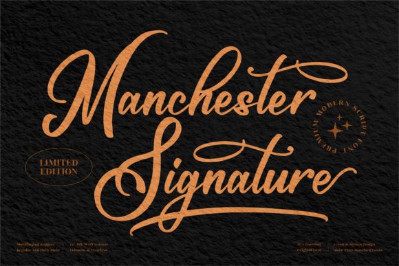 Manchester Signature: A Script Font for Elegant Branding