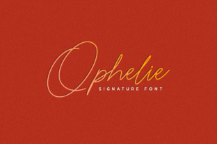 Ophelie: A Flowing Script Font for Creative Projects