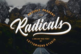 Radicals: The Script Font with a Friendly, Modern Edge