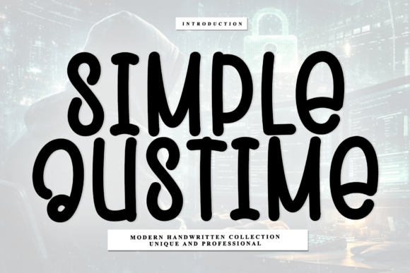 Simple Justime: A Rhythmic Script for Artisan Brands