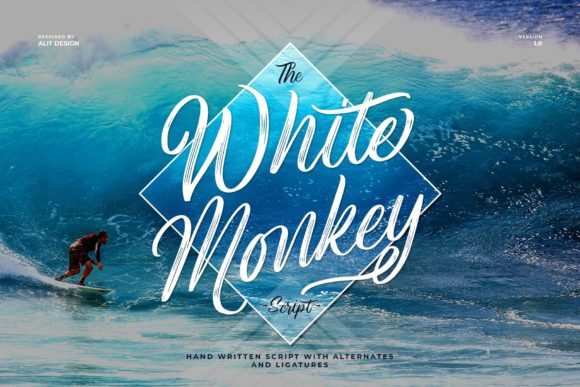 White Monkey: A Script Font for Fresh, Elegant Design